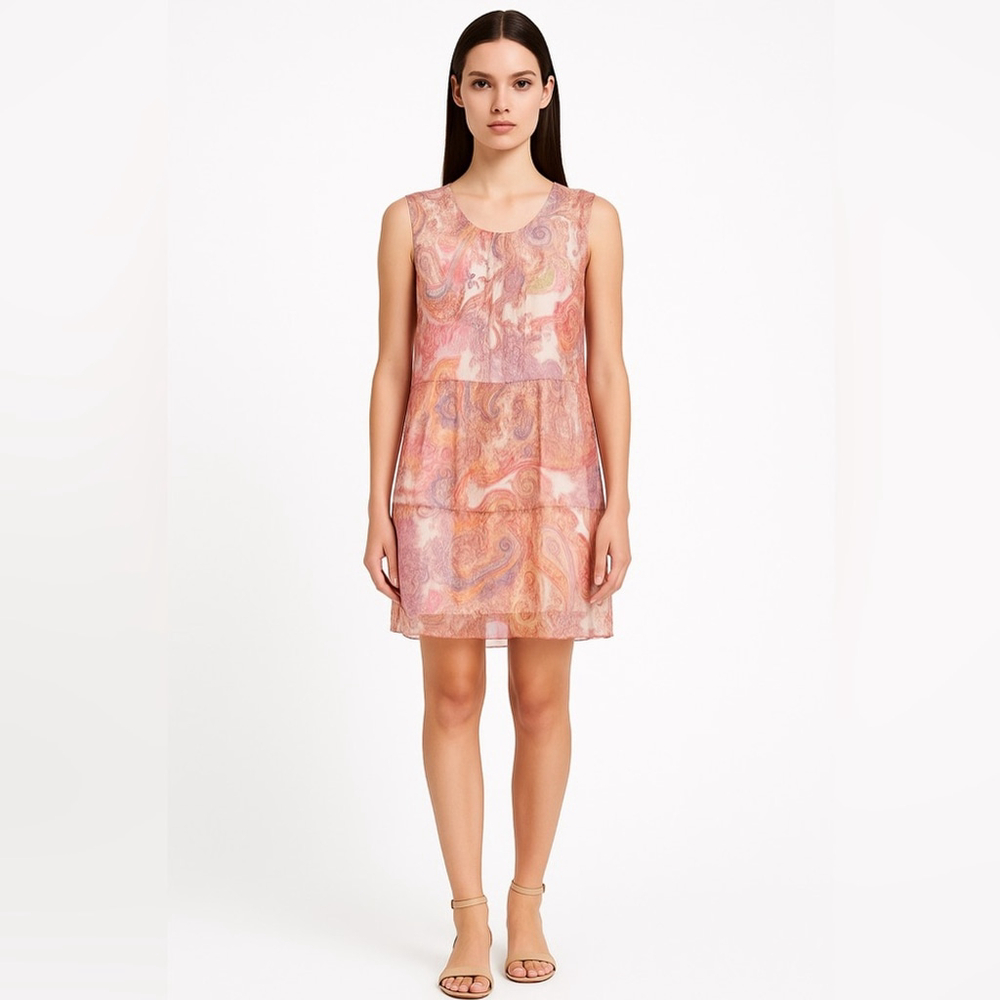 LOOXS by liebold Silk Dress small paisley print